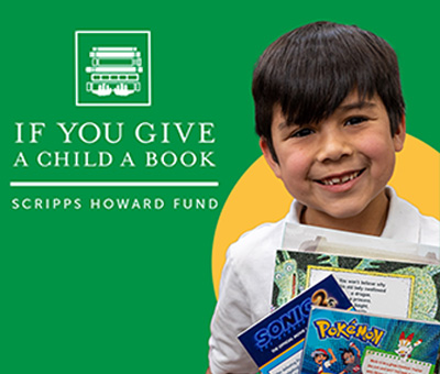 Image for $6 buys a book for a Utah child. Give today!